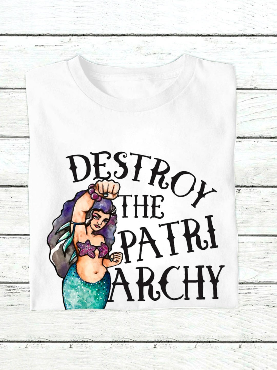 DESTROT THE PATRI ARCHY Empowerment	Equality Day T-Shirt