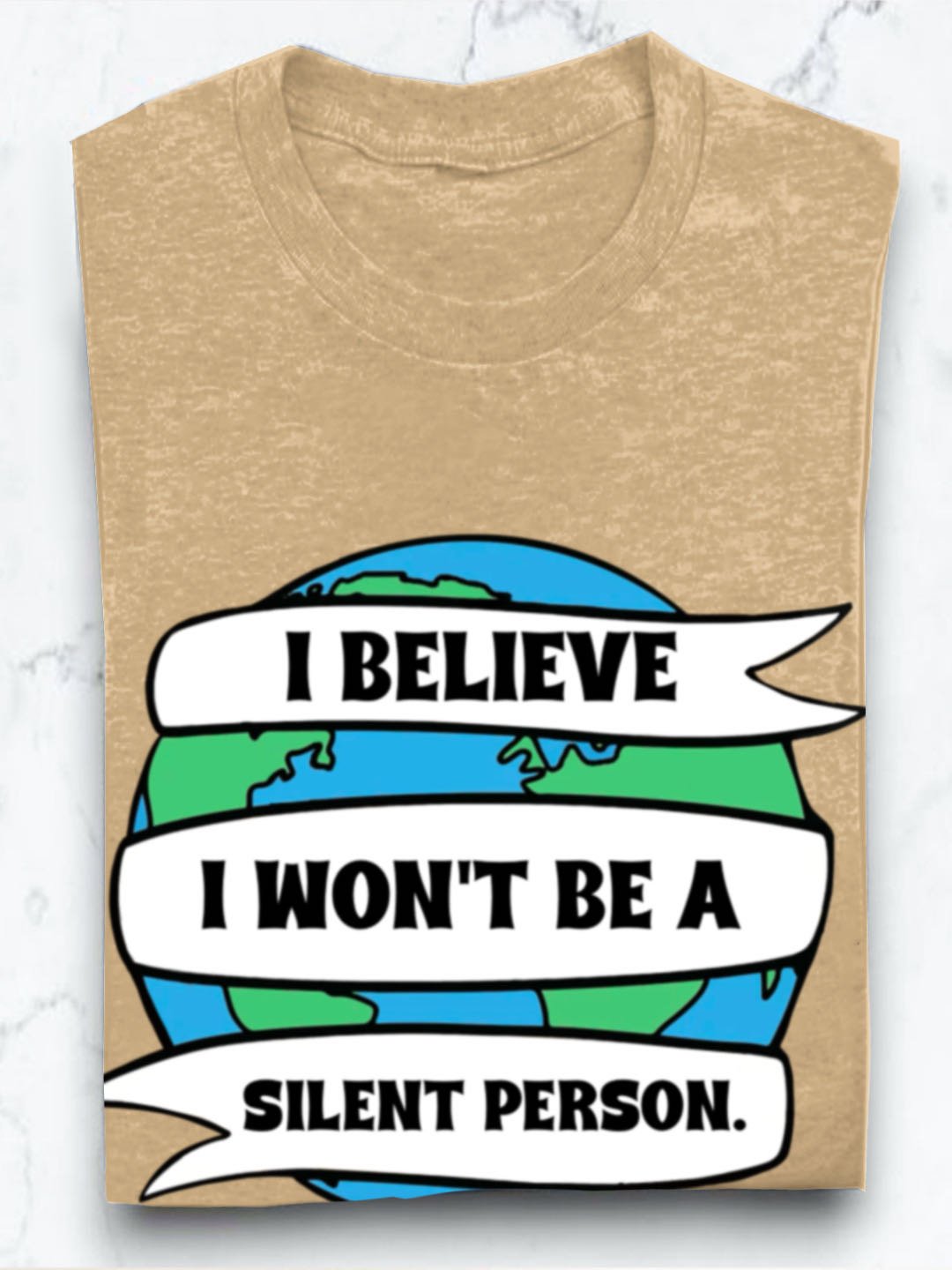 I believe I won't be a silent person Empowerment	Equality Day T-Shirt