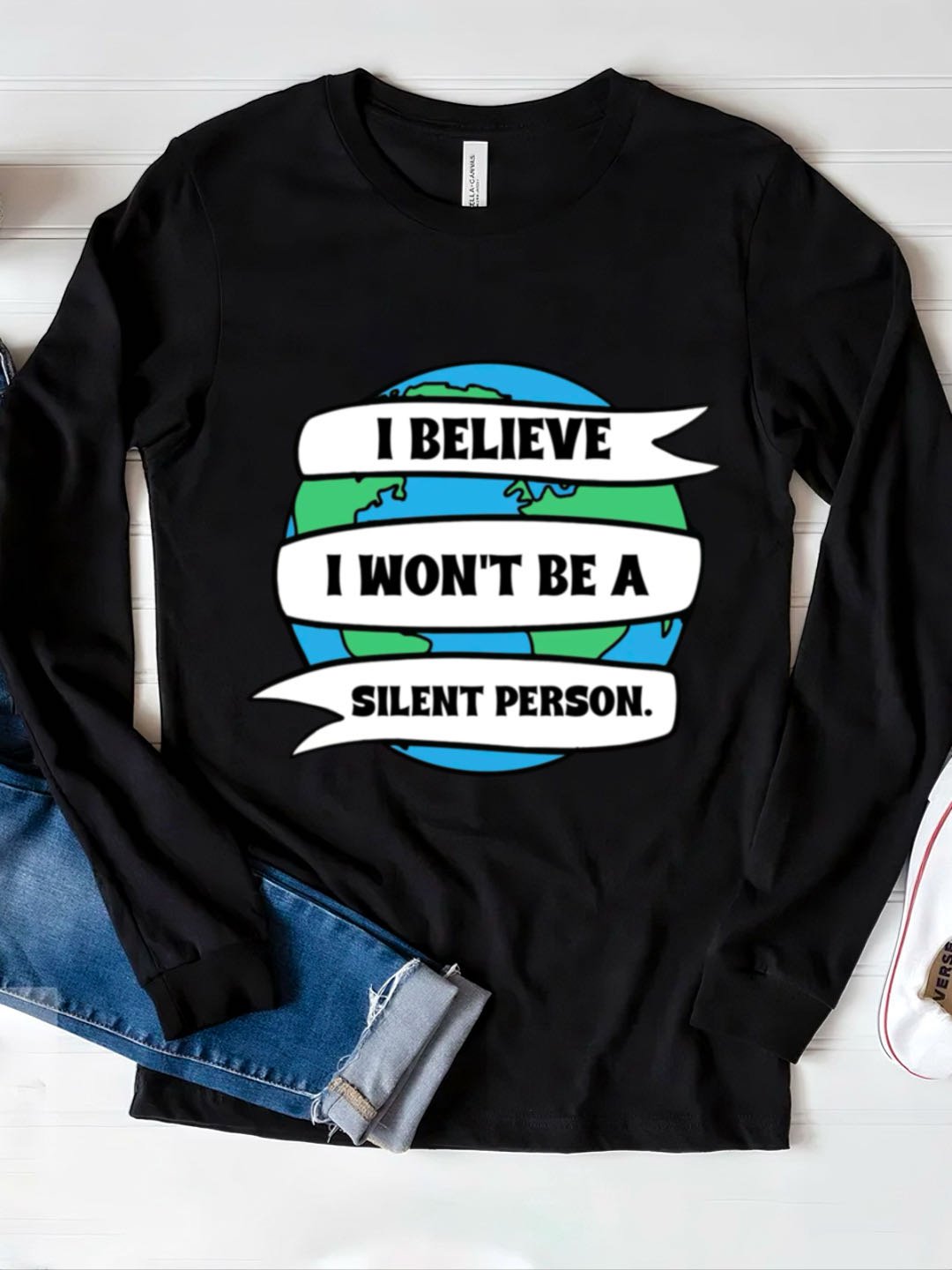 I believe I won't be a silent person Empowerment	Equality Day T-Shirt