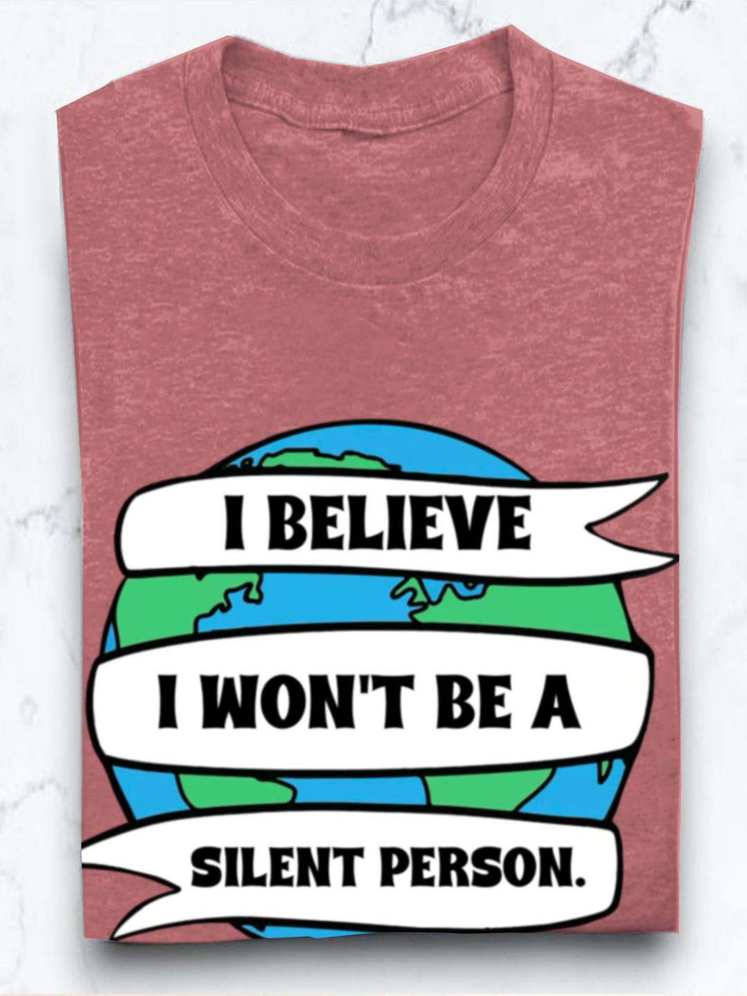 I believe I won't be a silent person Empowerment	Equality Day T-Shirt