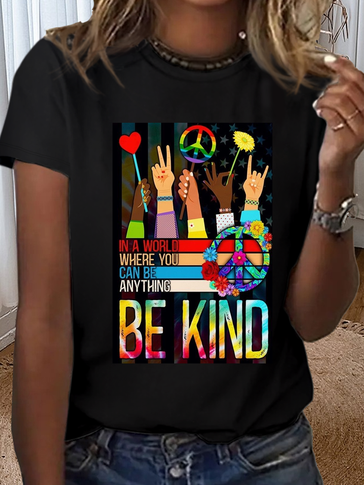 Be kind In A World Where You Can Be Anything Equality  Equality Day T-Shirt