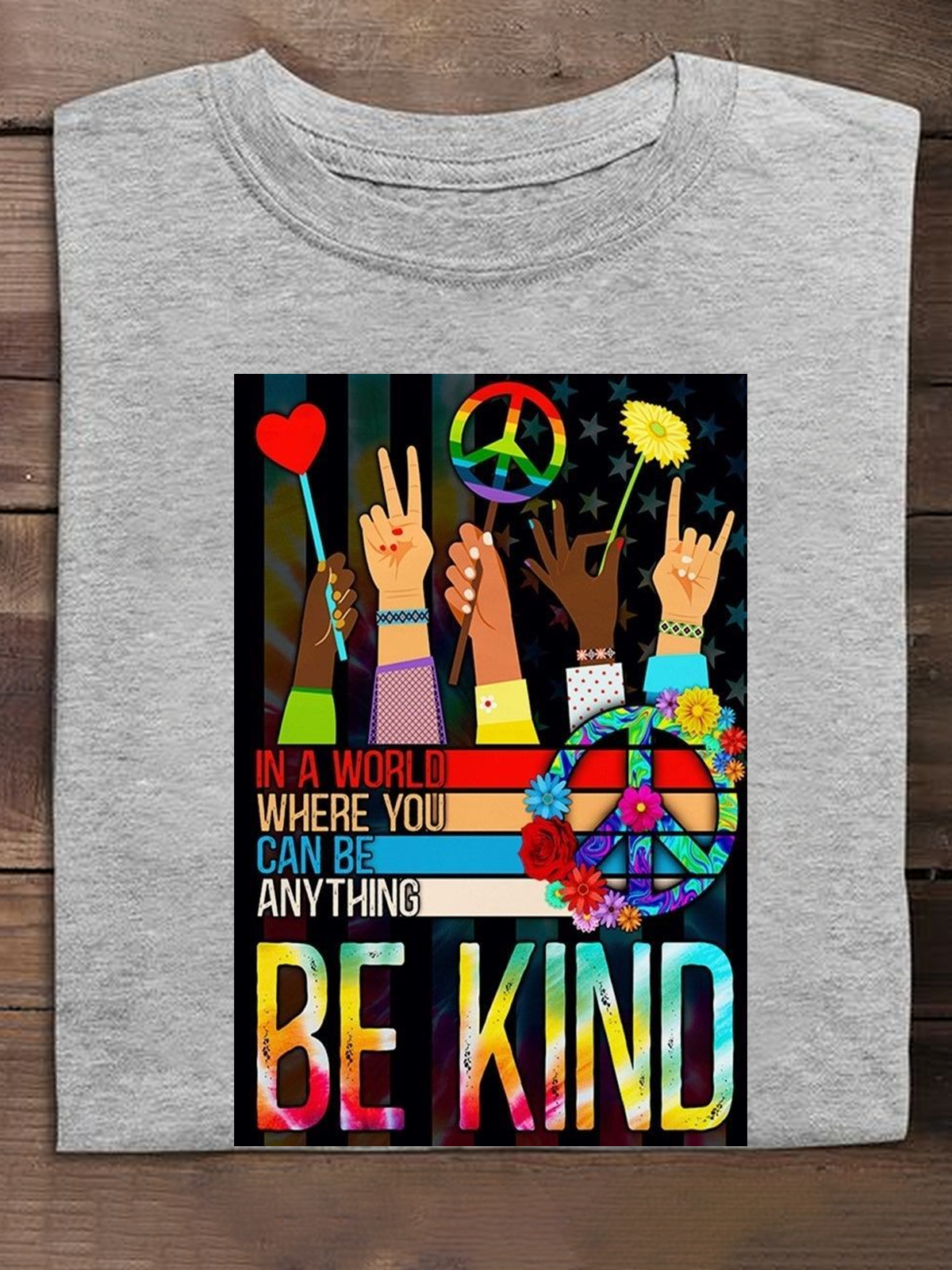 Be kind In A World Where You Can Be Anything Equality  Equality Day T-Shirt