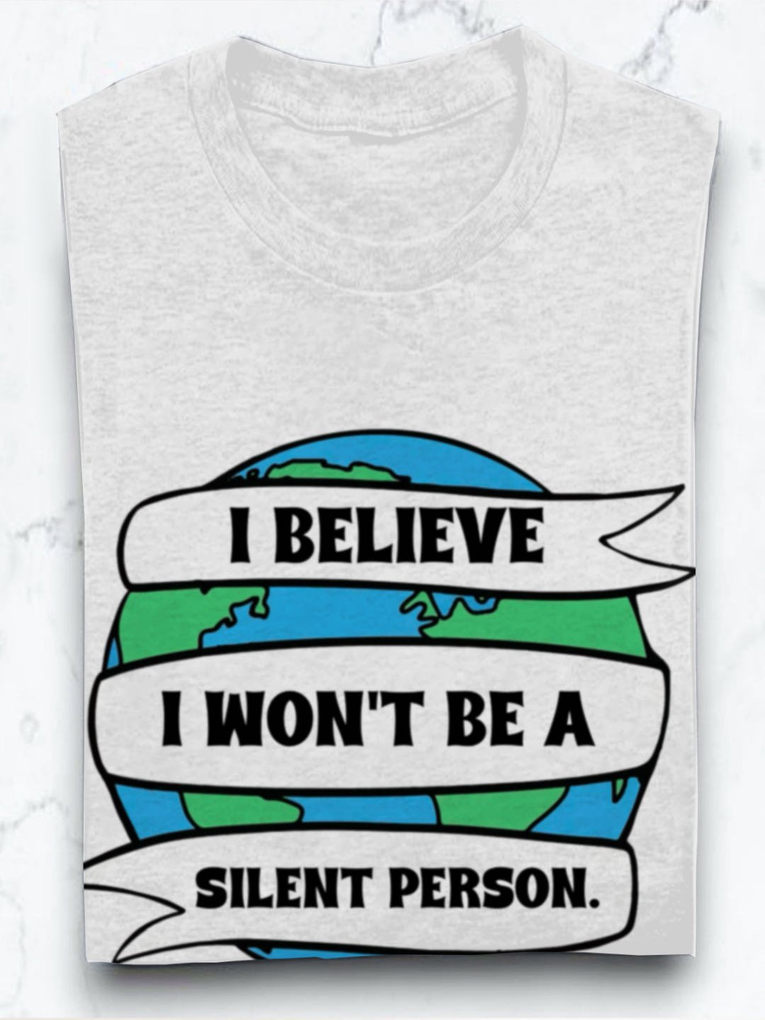 I believe I won't be a silent person Empowerment	Equality Day T-Shirt