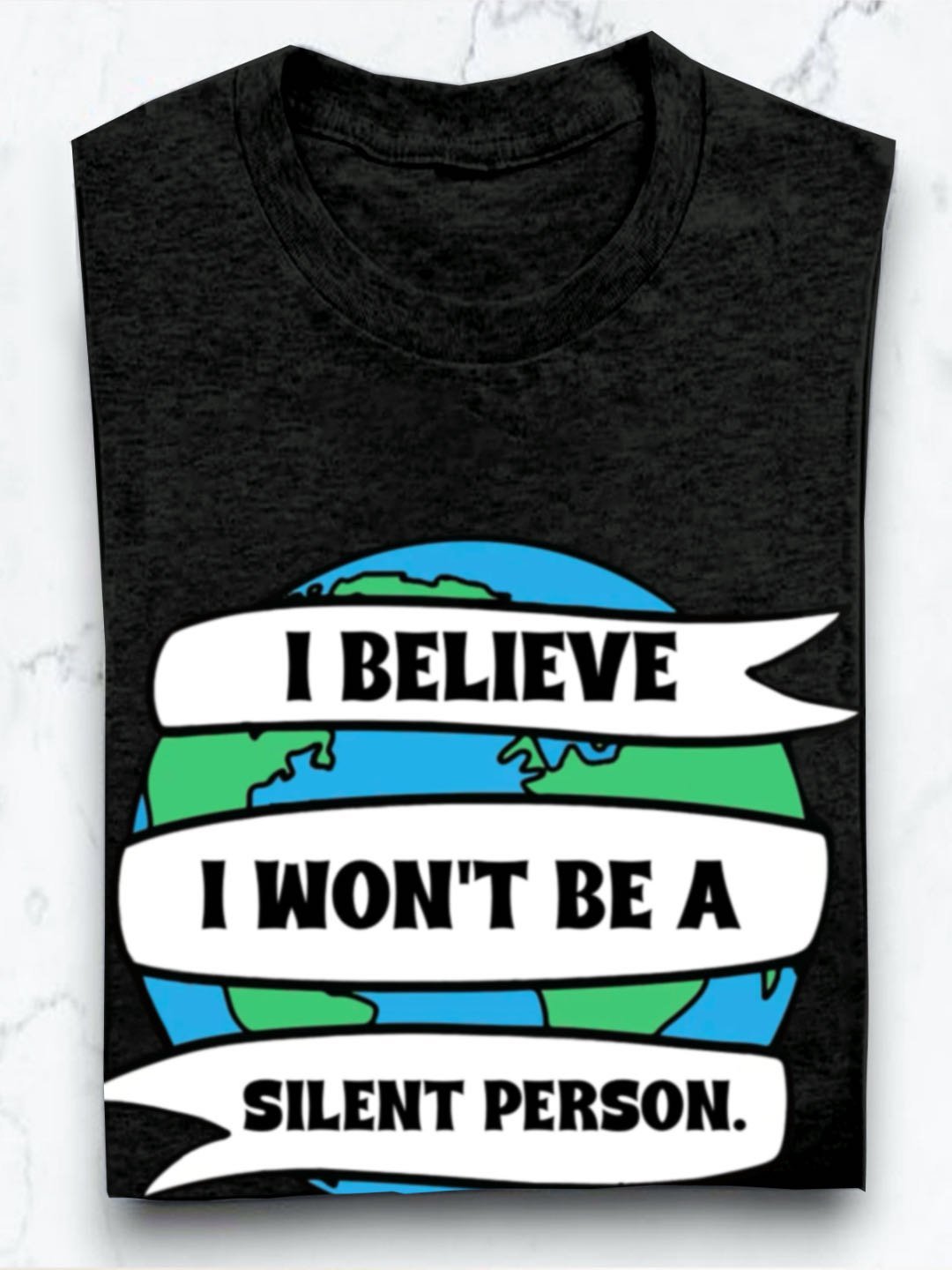 I believe I won't be a silent person Empowerment	Equality Day T-Shirt