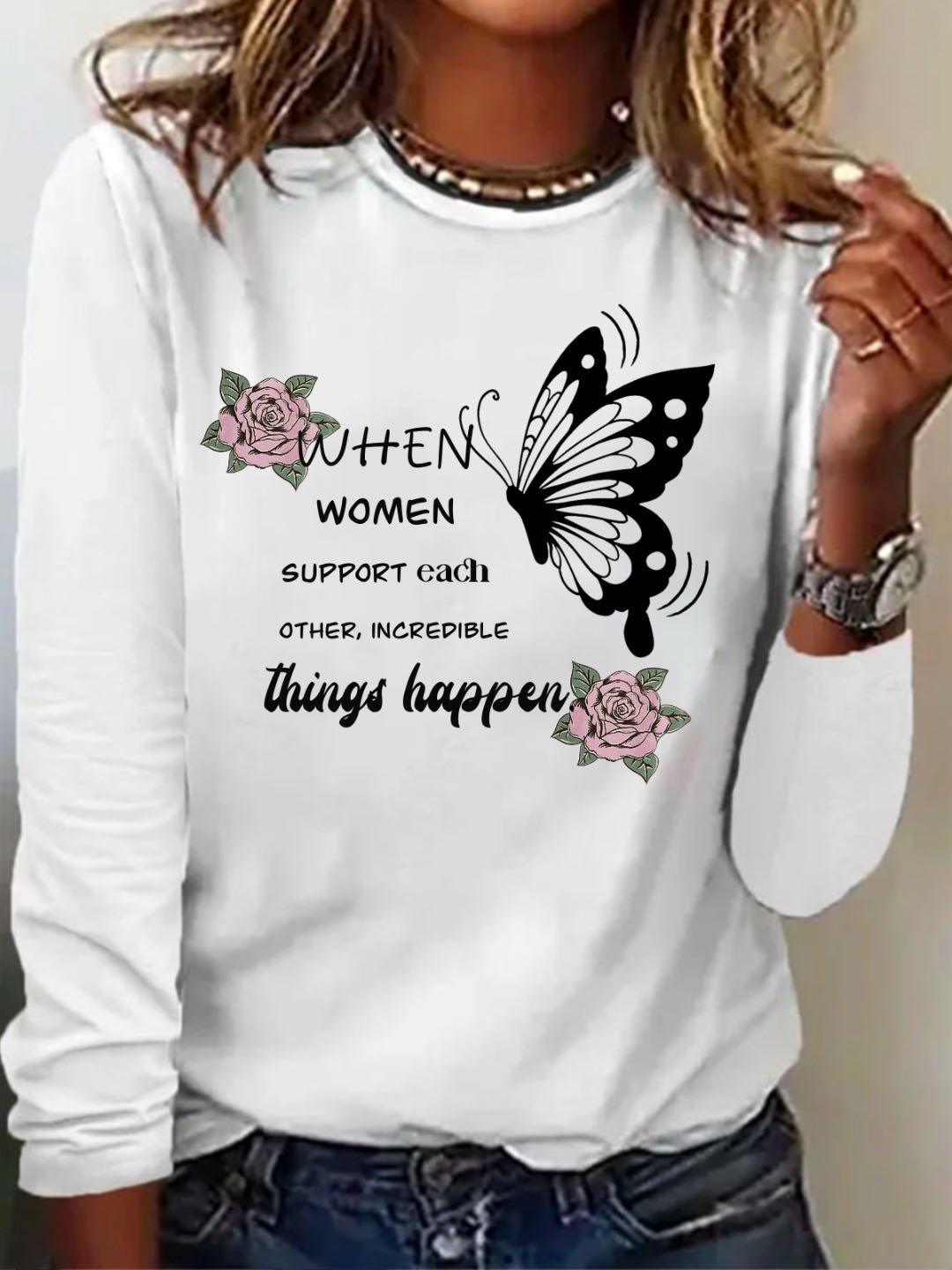 When women support each other, incredible things happen. Empowerment Equality Day T-Shirt