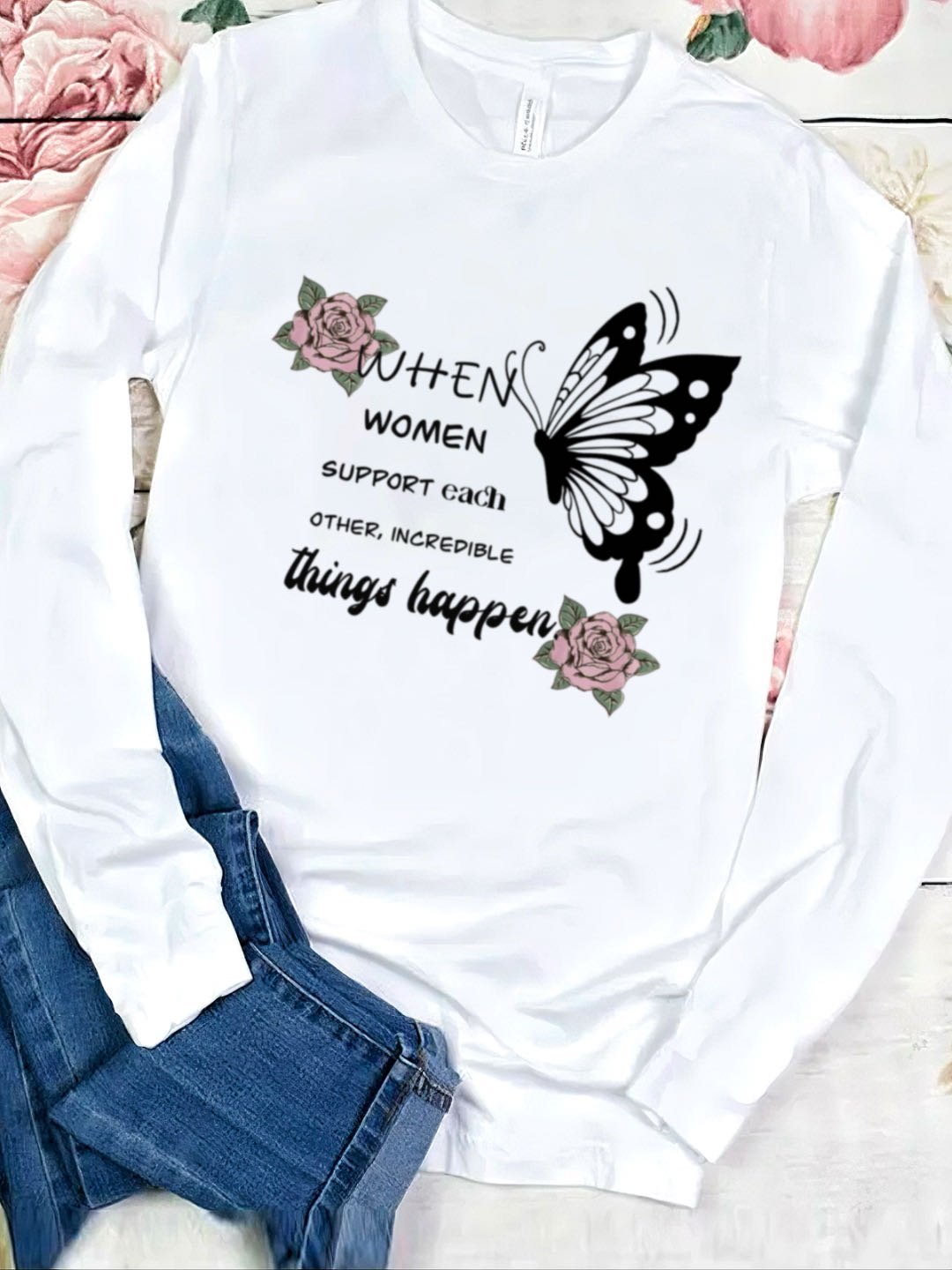 When women support each other, incredible things happen. Empowerment Equality Day T-Shirt