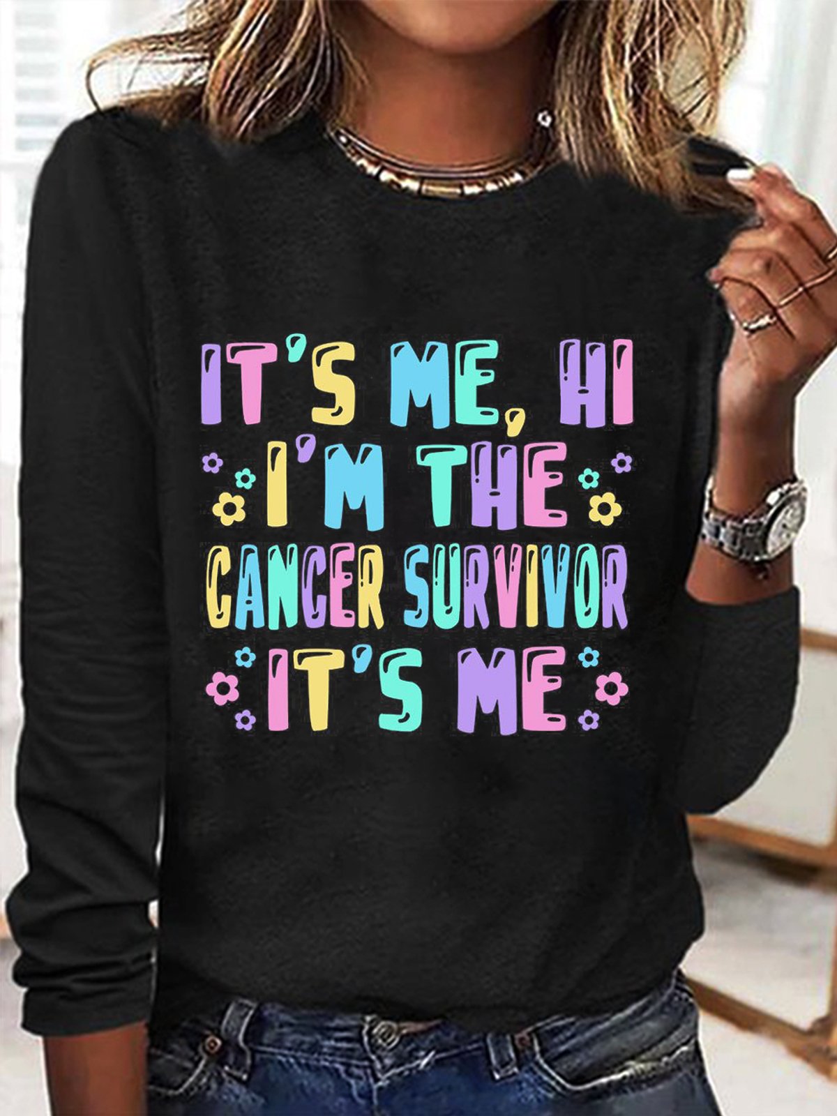 It's Me I'm The Cancer Survivor Cancer BCAM World Cancer Day T-Shirt