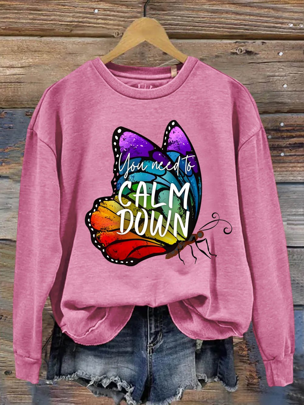 You Need Calm Down MDD GAD  Be Kind Mental Health Month NSPW Sweatshirt